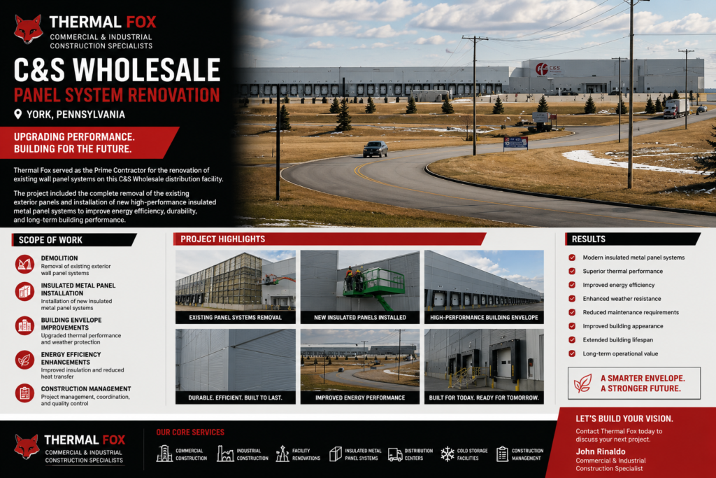 C&S Wholesale Insulated Metal Panel Renovation