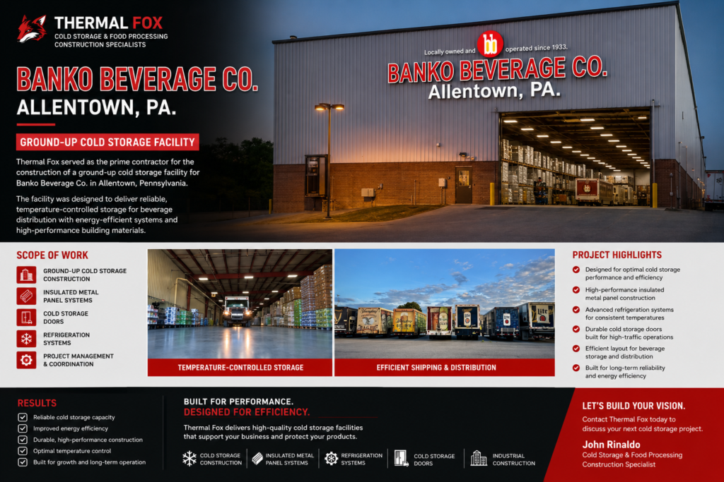 Banko Beverage Cold Storage Construction Project