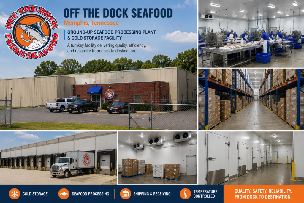 Off the Dock Seafood Cold Storage & Seafood Processing Facility Construction