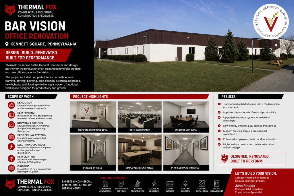 Bar Vision Office Renovation
